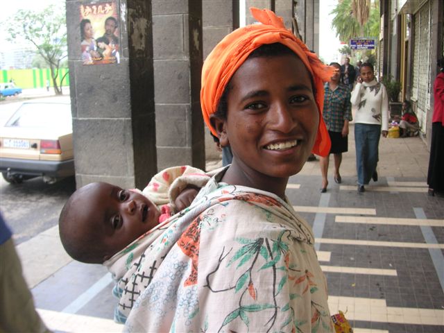 The Ethiopian people are very friendly a smile comes easily